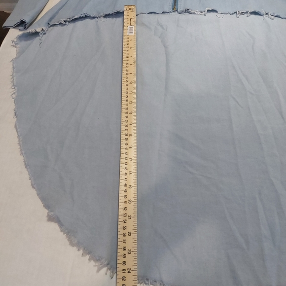 Woman Shirt-dress Longsleeve Blue Size Large - Picture 9 of 15